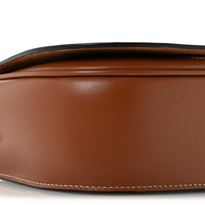 Celine Smooth Calfskin Cuir Triomphe Folco Crossbody Bag Tan 9 of 12