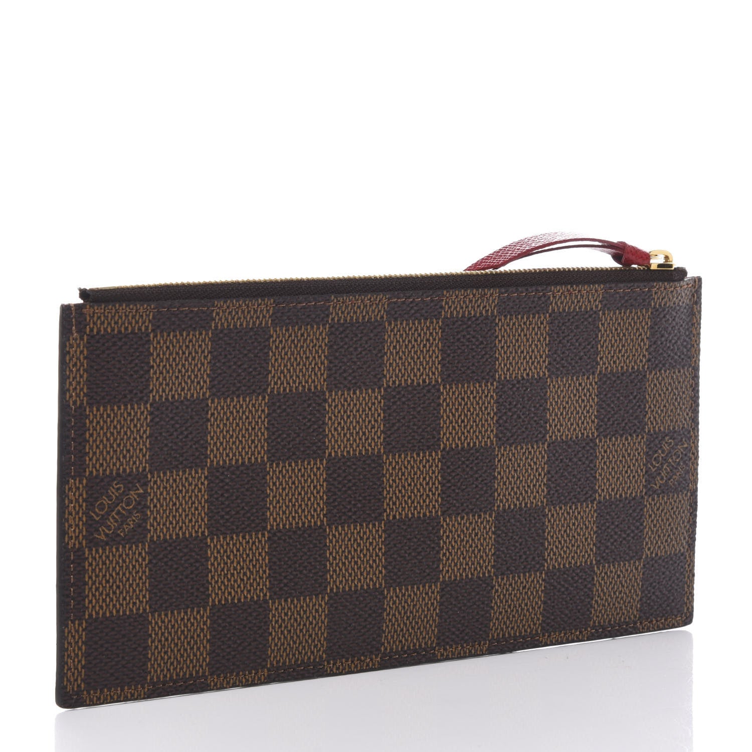 Louis Vuitton Damier Ebene Felicie Chain Wallet Zippered Insert 3 of 6