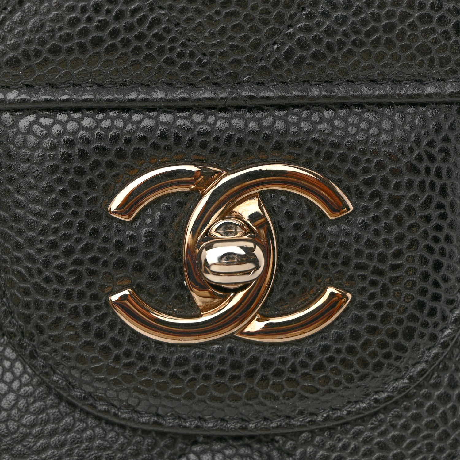 Chanel Caviar Quilted Jumbo Double Flap Black 11 of 12