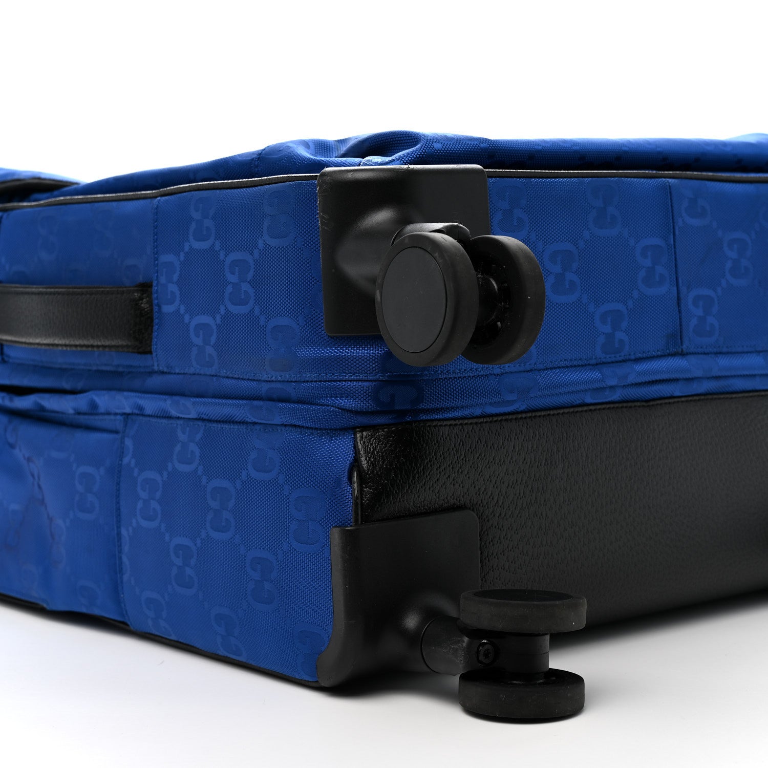 Gucci Econyl Nylon Monogram Off The Grid Suitcase Guilted Blue Black 21 of 24