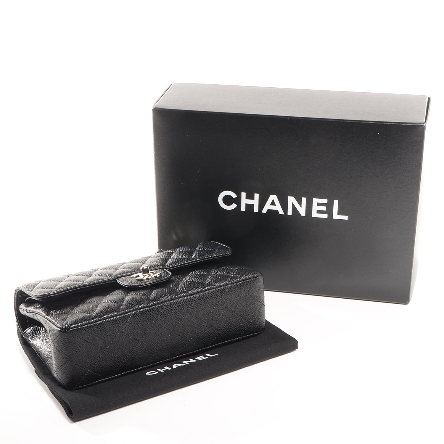 Chanel Caviar Quilted Small Double Flap Black 4 of 9