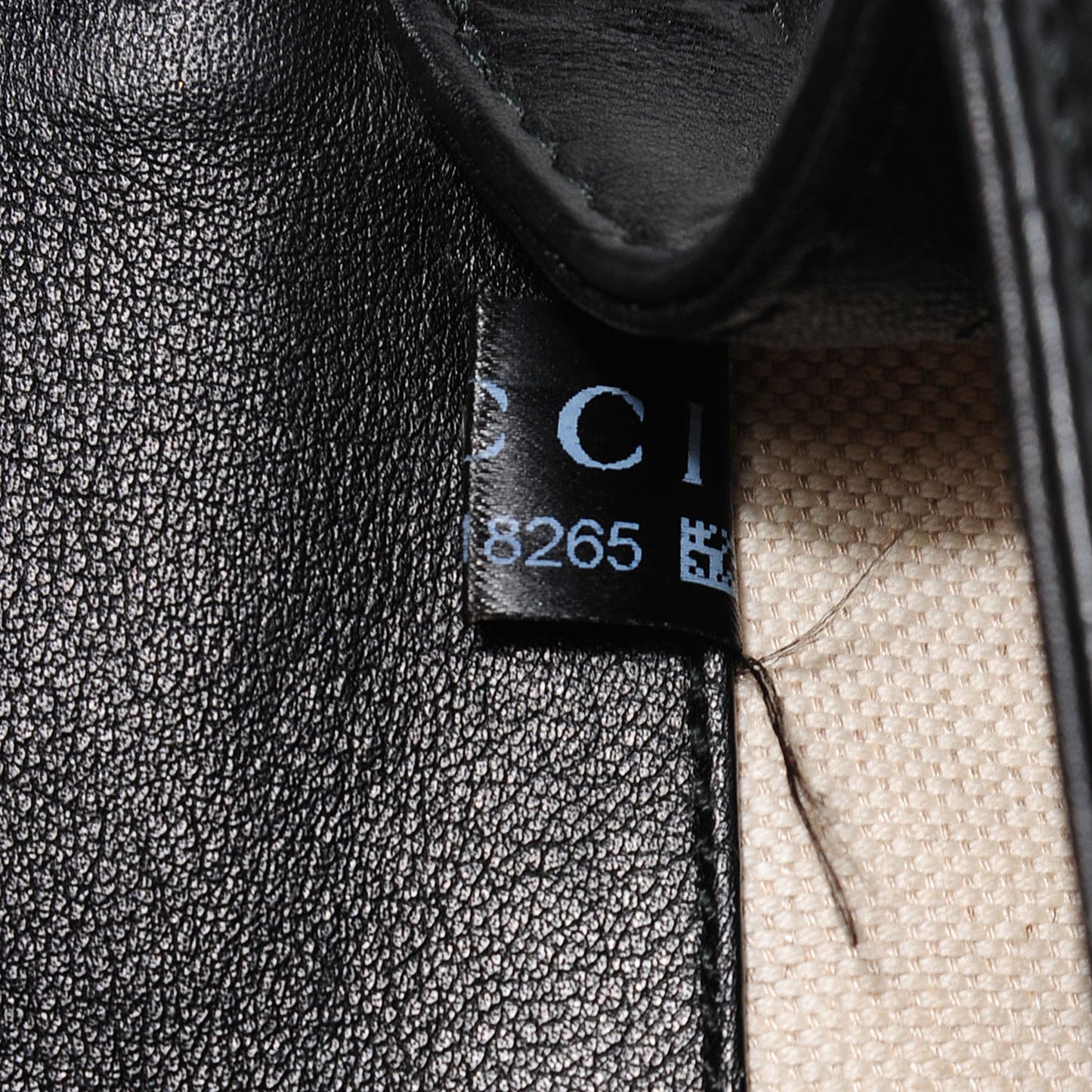 Guccissima Small Broadway Clutch Black
