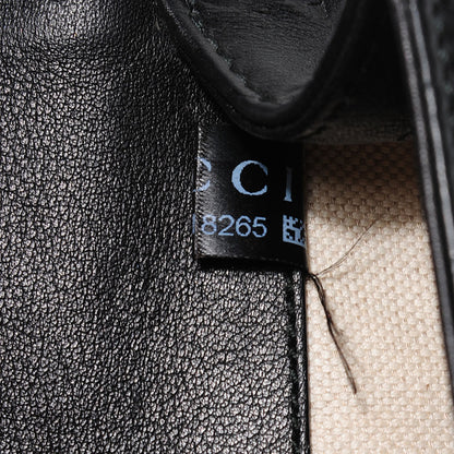 Gucci Guccissima Small Broadway Clutch Black 9 of 9