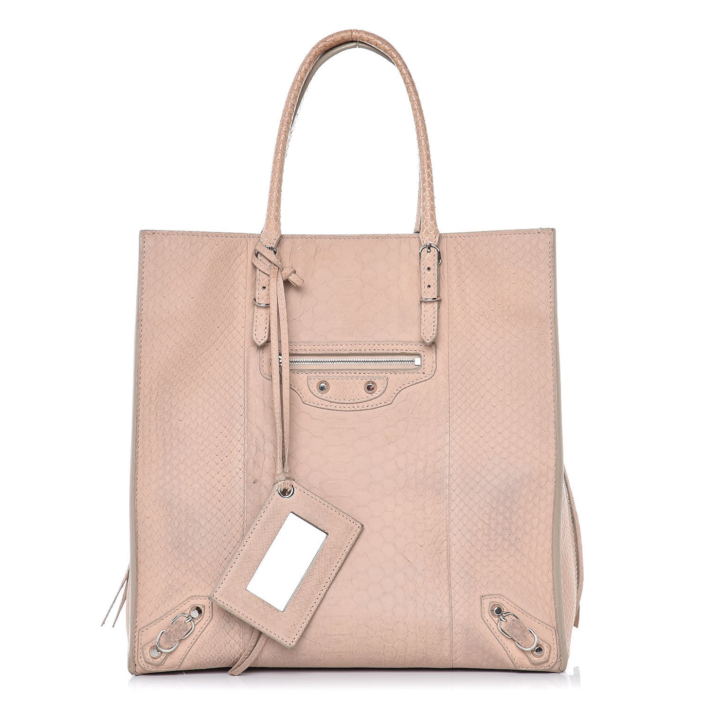 Python Papier A5 Zip Around Tote Old Rose