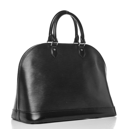Louis Vuitton Epi Alma MM Black 3 of 14