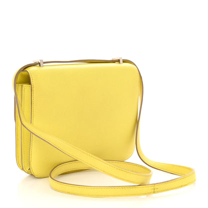 Hermes Epsom Constance 18 Lime 3 of 10