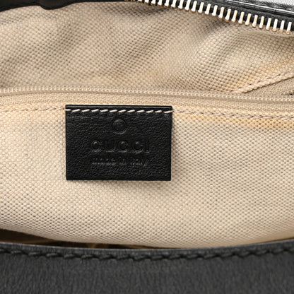 Gucci Monogram Medium Sukey Hobo Black 6 of 17