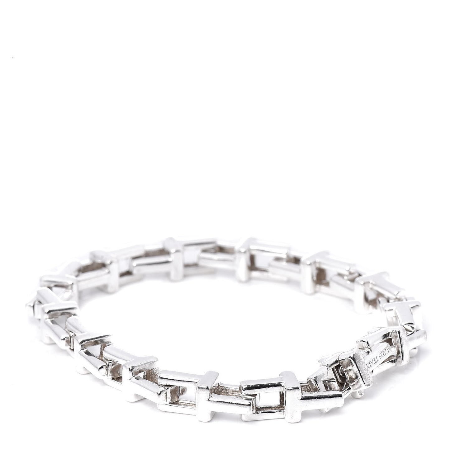 Sterling Silver T Chain Bracelet