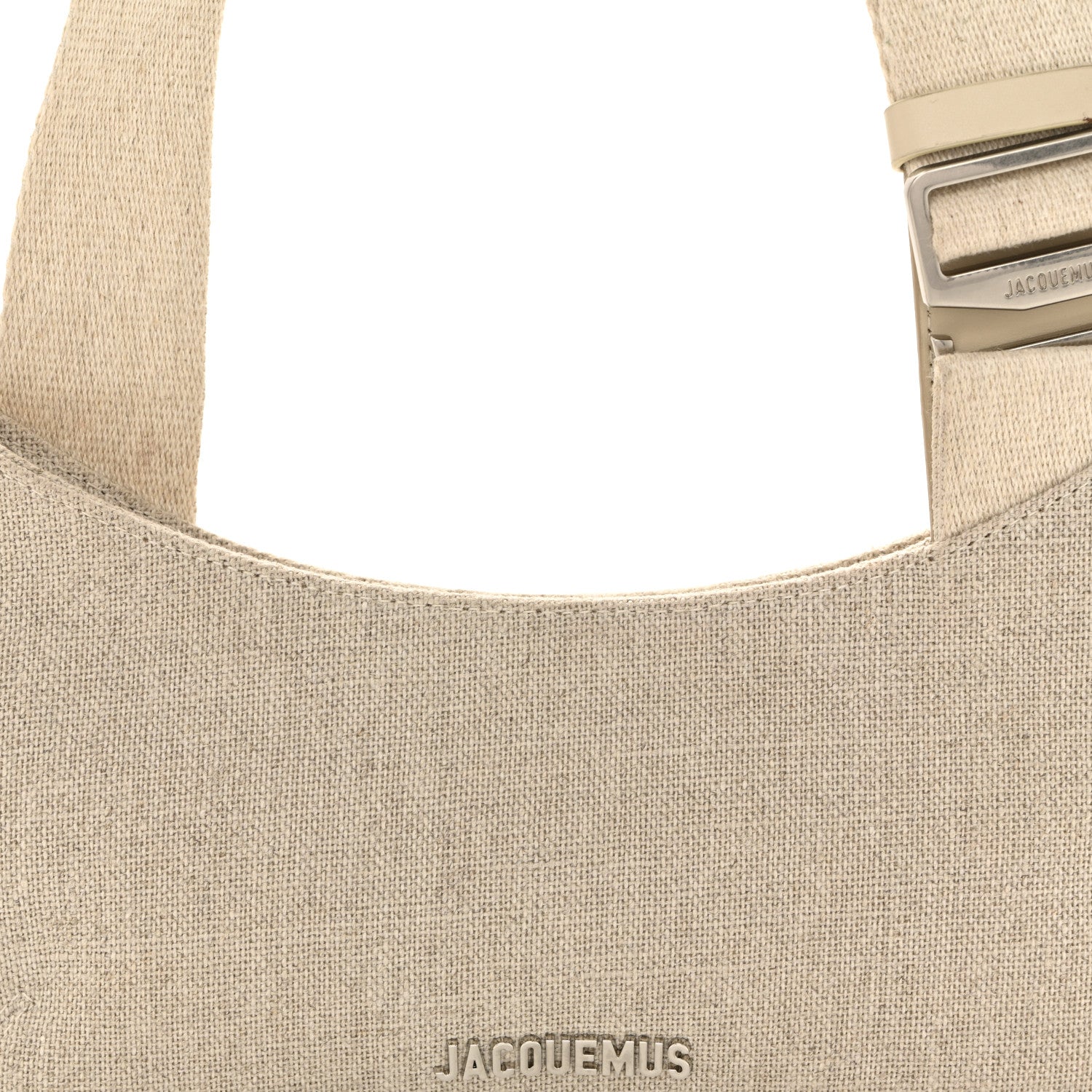 Jacquemus Grosgrain Le Bisou Crossbody Greige 7 of 10