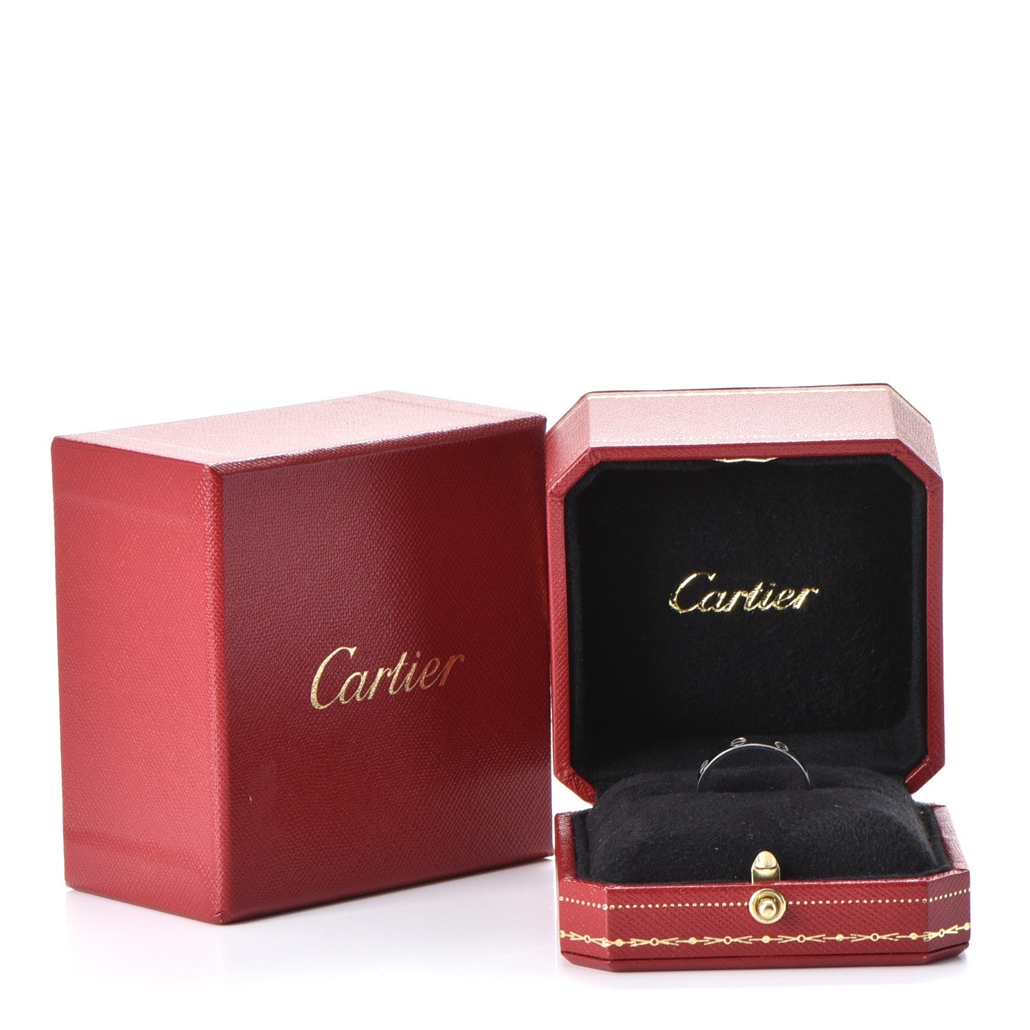 Cartier 18K White Gold 4mm LOVE Wedding Band Ring 60 9.25 5 of 5