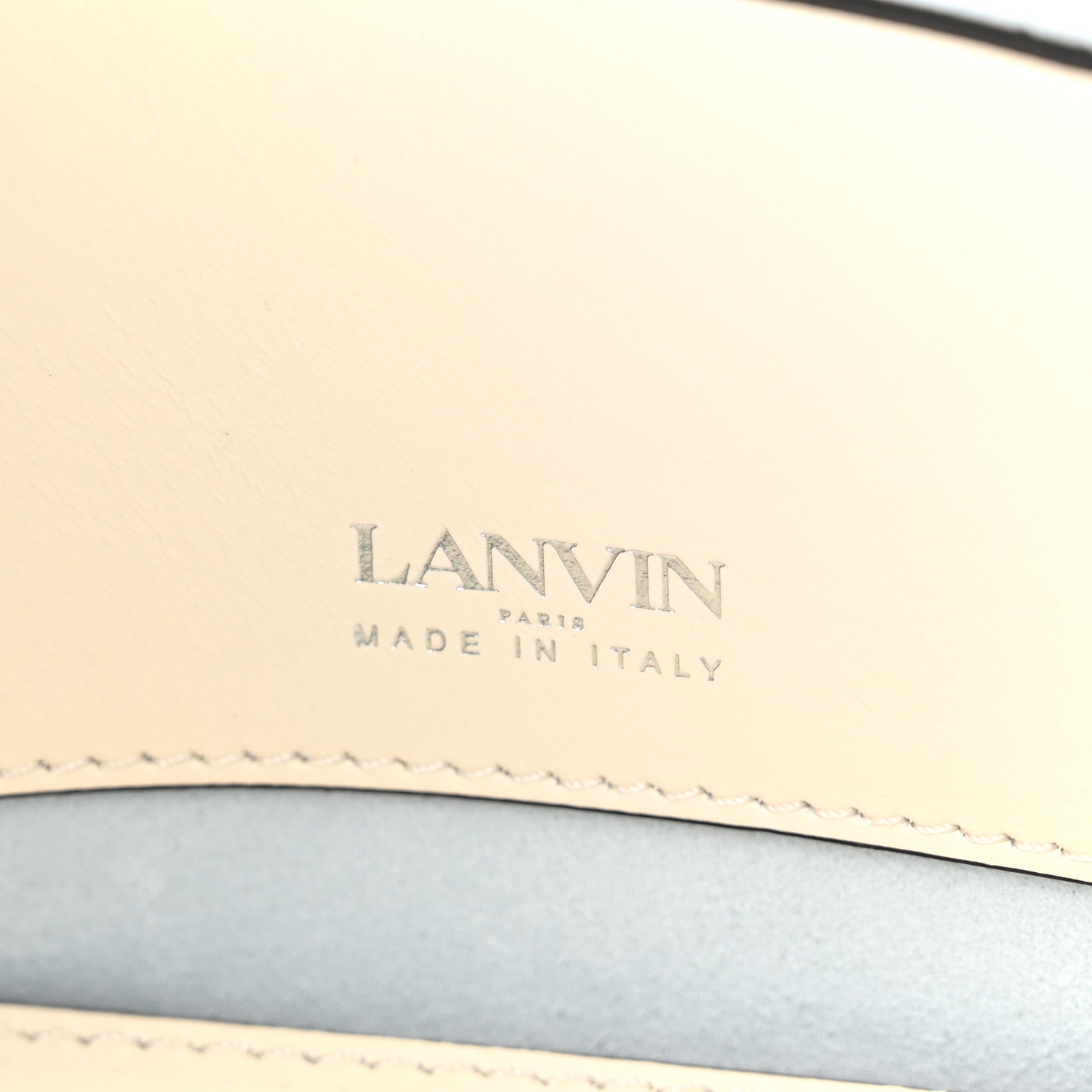 Lanvin Nomad Calfskin Happy Box Shoulder Bag White 6 of 9