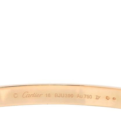 Cartier 18K Yellow Gold LOVE Bracelet 18 3 of 4