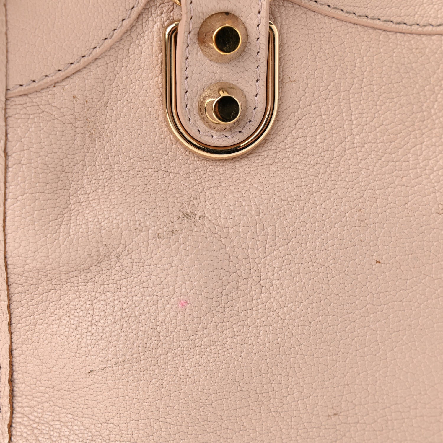Balenciaga Chevre Gold Metallic Edge Hardware Mini City Rose Aubepine Bois de Rose 11 of 11