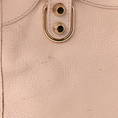 Balenciaga Chevre Gold Metallic Edge Hardware Mini City Rose Aubepine Bois de Rose 11 of 11