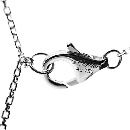 Cartier 18K White Gold Diamond .30ct 1895 Pendant Necklace 6 of 6