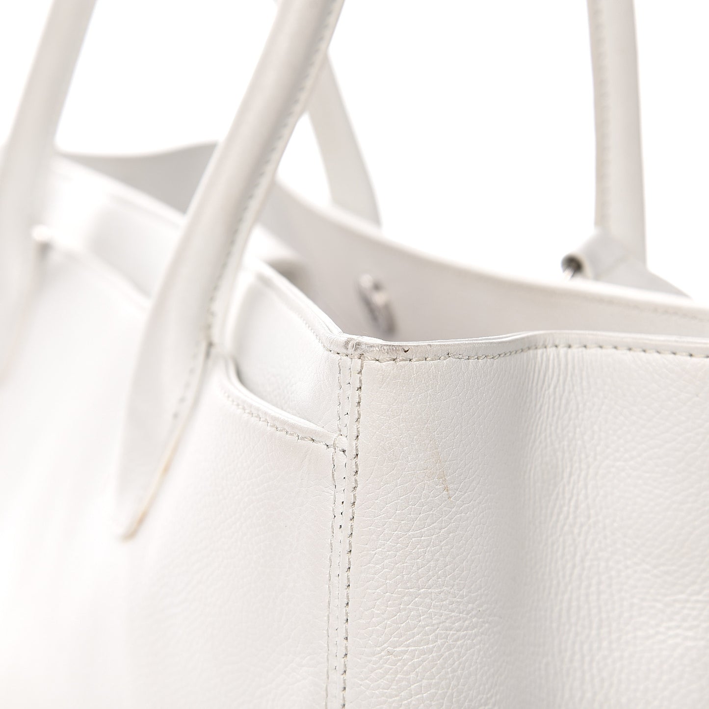 Caviar Cerf Executive Shopper Tote White