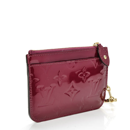Louis Vuitton Vernis Key Pouch Magenta 3 of 7