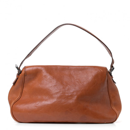 Prada Glace Calfskin Hobo Tan 2 of 12
