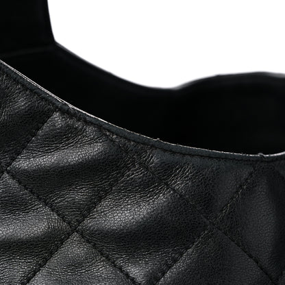 Saint Laurent Lambskin Quilted Maxi Icare Shopping Tote Black 17 of 17