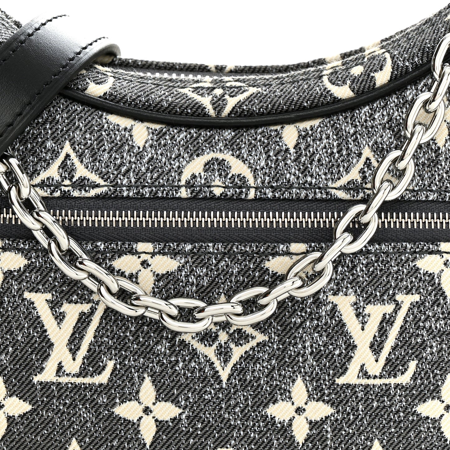Monogram Jacquard Denim Loop Black