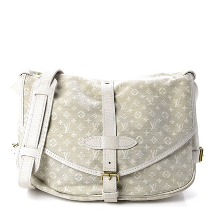 Louis Vuitton Monogram Mini Lin Saumur Dune 1 of 12