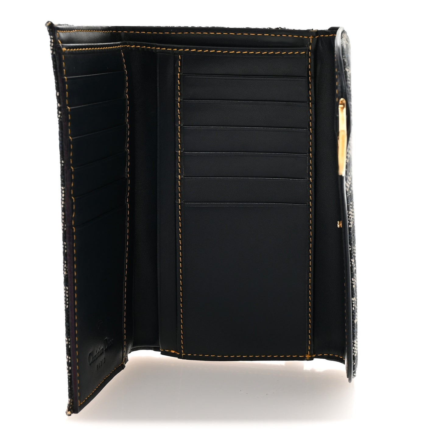Monogram Saddle Large Zipped Wallet Blue