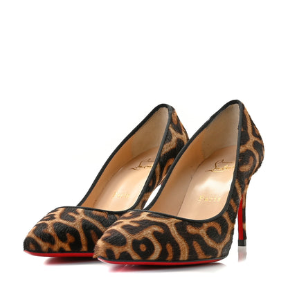 Christian Louboutin Pony Hair Jaguar Print Pigalle 85 Pumps 36.5 Brown 2 of 12