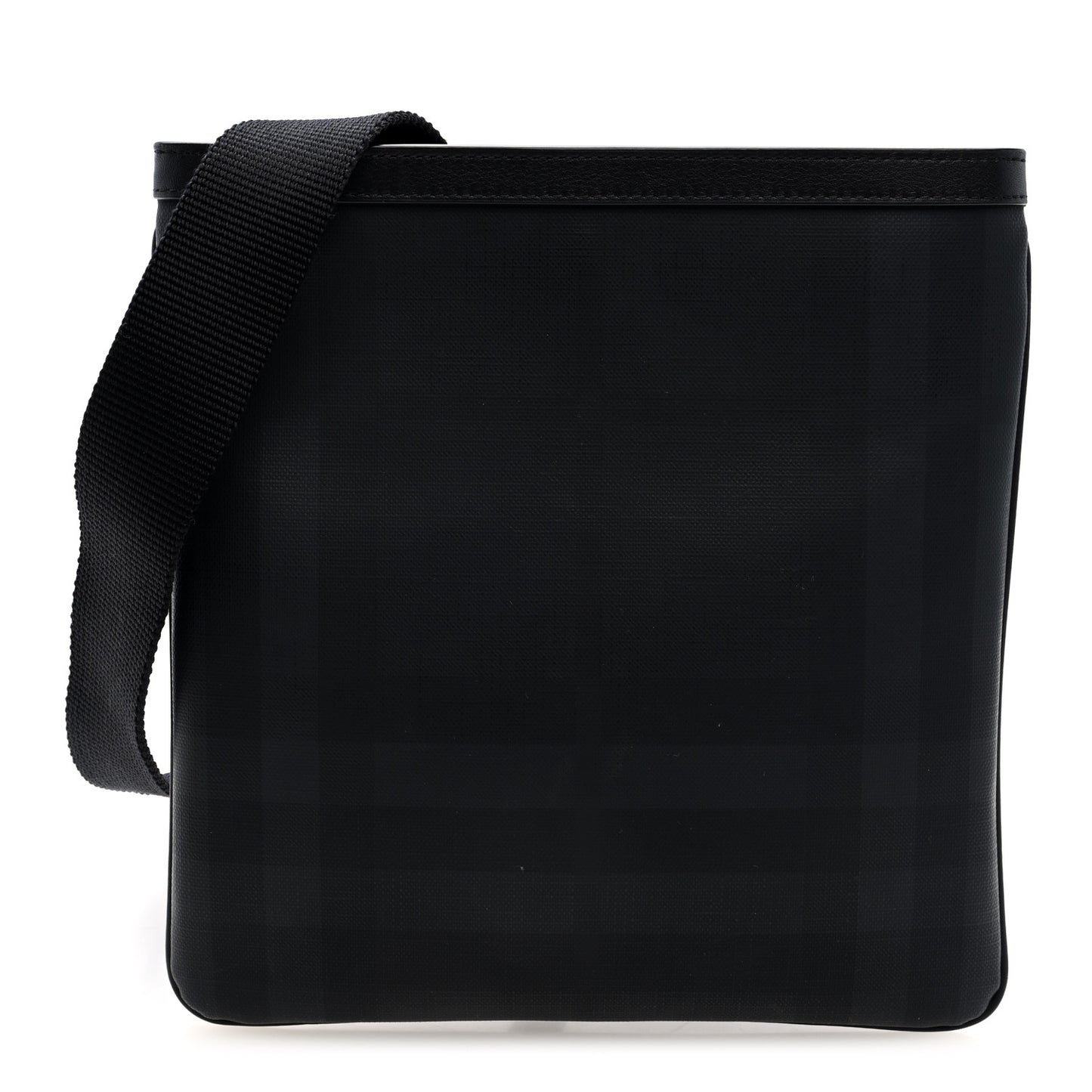 London Check Jax Crossbody Bag Dark Charcoal