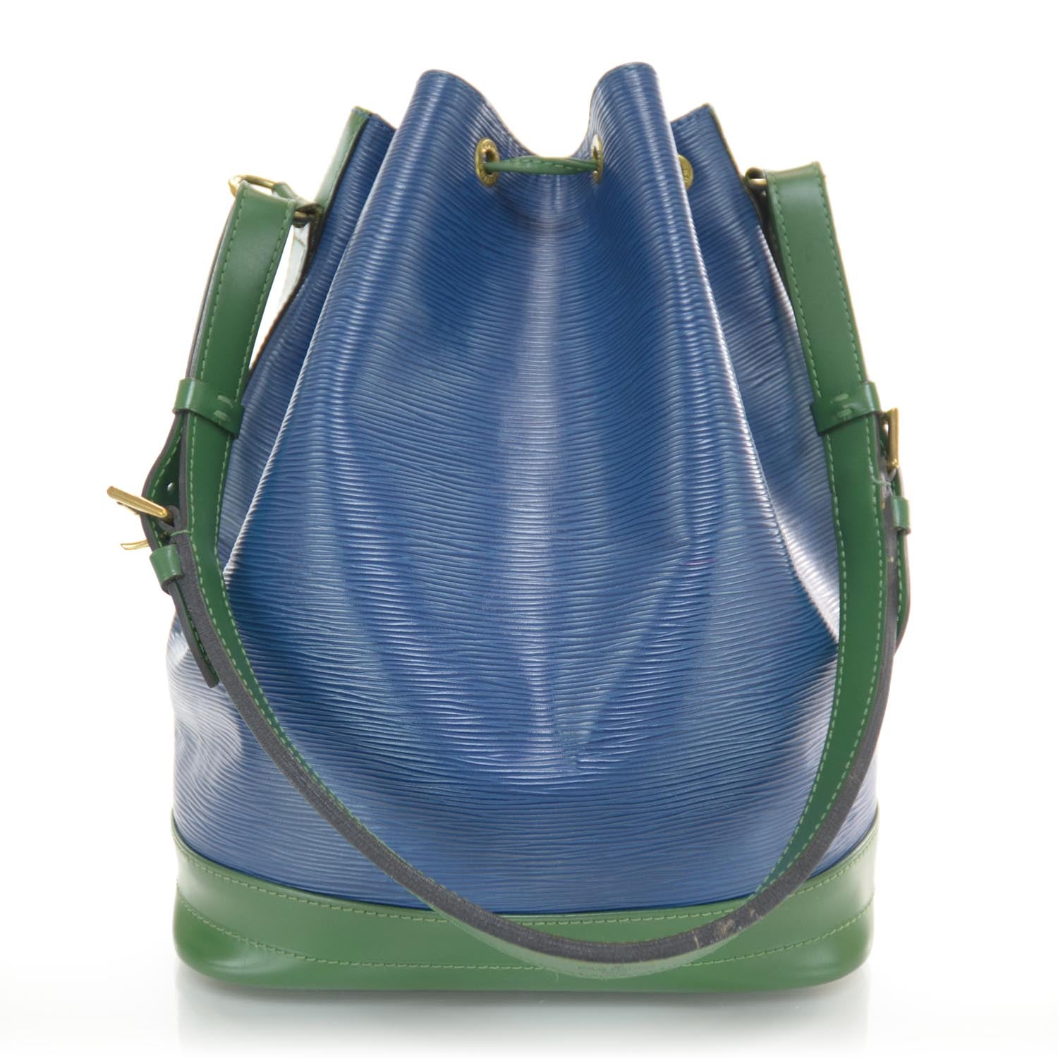 Louis Vuitton Epi Large Noe Blue Green 3 of 7