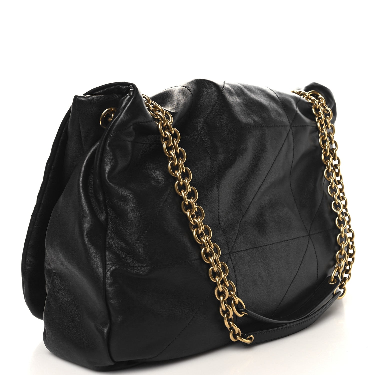 Saint Laurent Lambskin Matelasse Monogram Large Jamie 4.3 Black 3 of 10