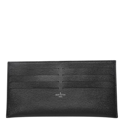 Louis Vuitton Calfskin Felicie Chain Wallet Card Holder Insert Black 1 of 6