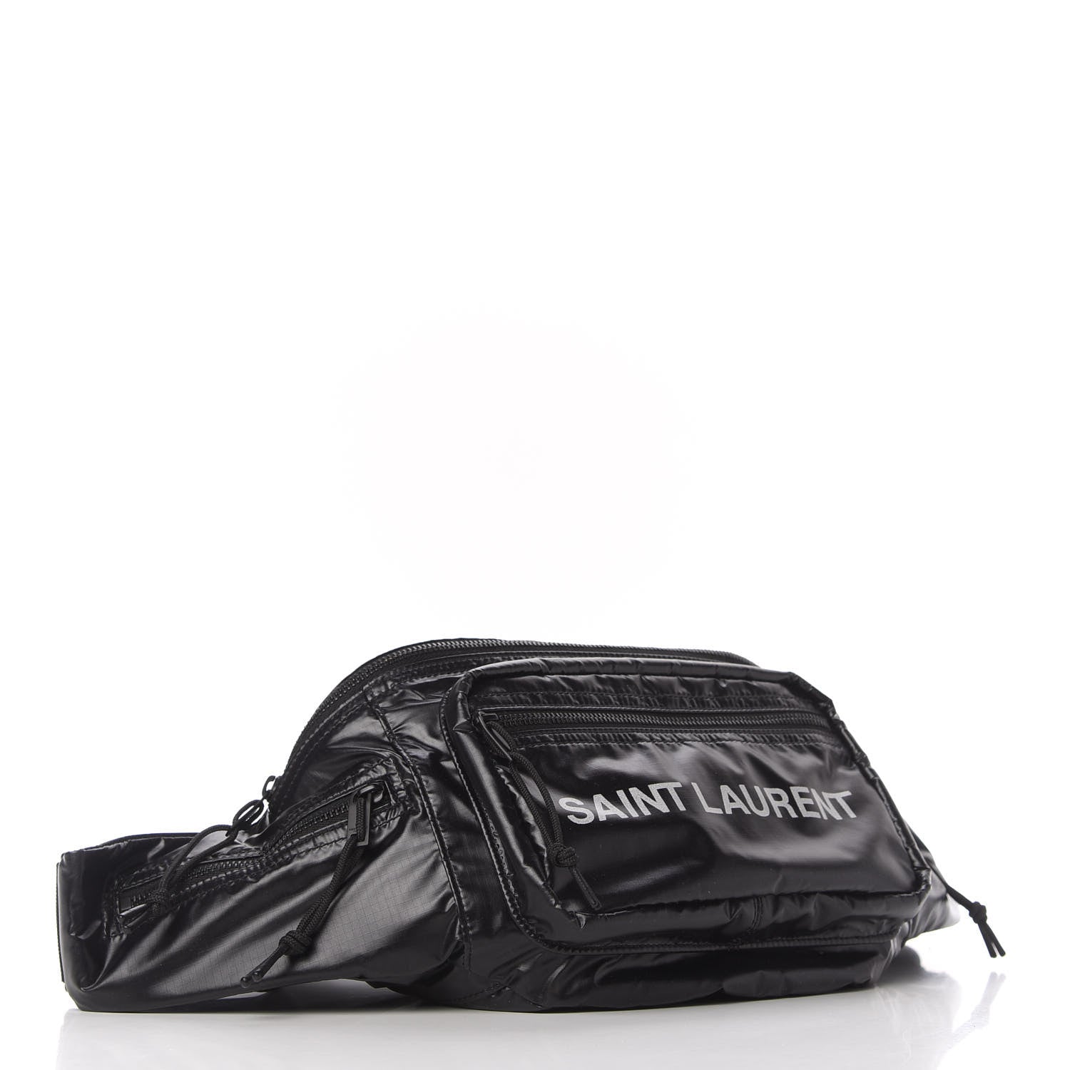 Saint Laurent Nylon Logo Ripstop Body Belt Bag Black 4 of 10