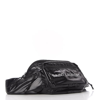 Saint Laurent Nylon Logo Ripstop Body Belt Bag Black 4 of 10