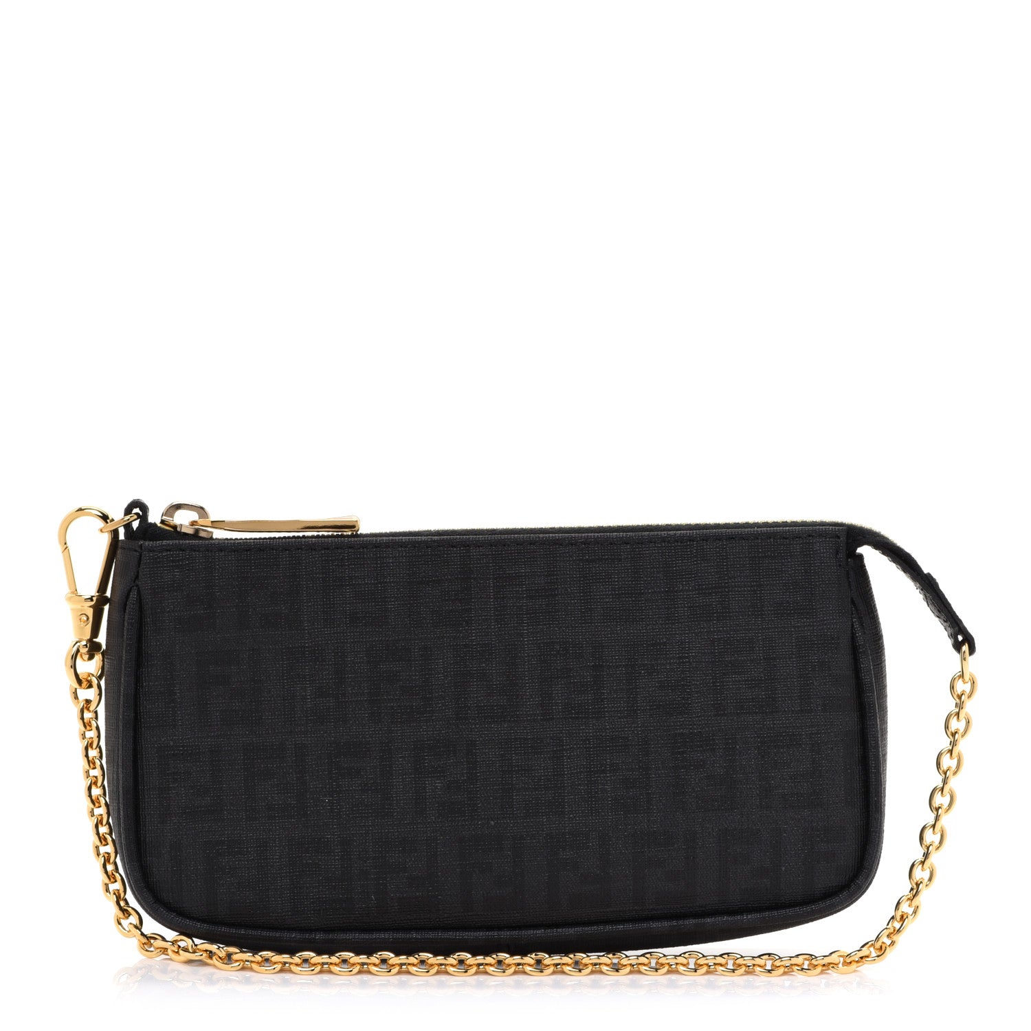 Fendi Zucchino Spalmati Forever Pochette Black 1 of 9