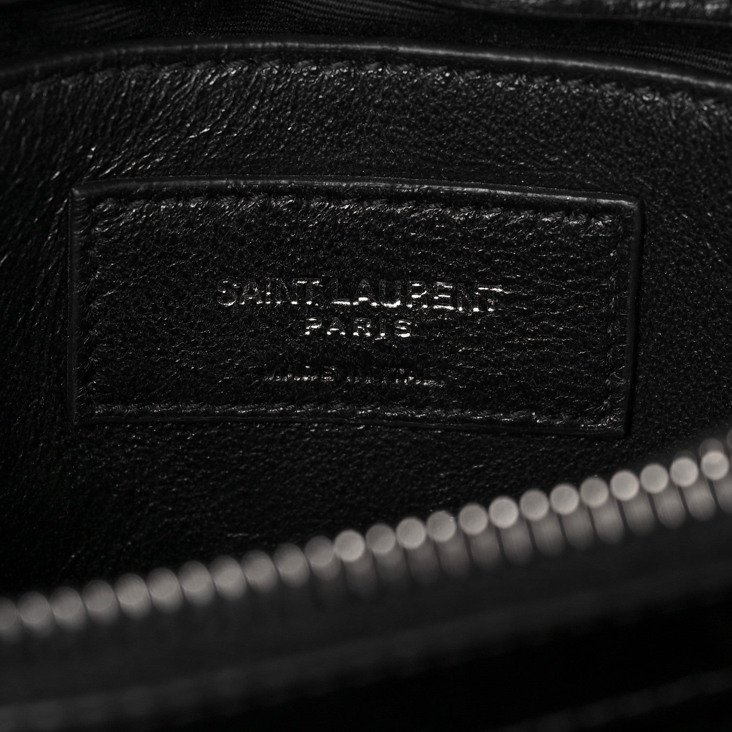 Saint Laurent Calfskin Y Quilted Monogram Small Loulou Chain Satchel Black 6 of 7