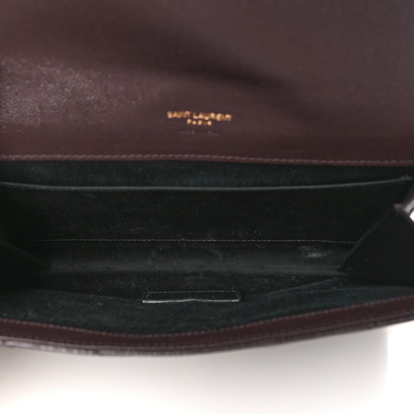 Grain De Poudre Matelasse Chevron Monogram Envelope Clutch Rouge Legion