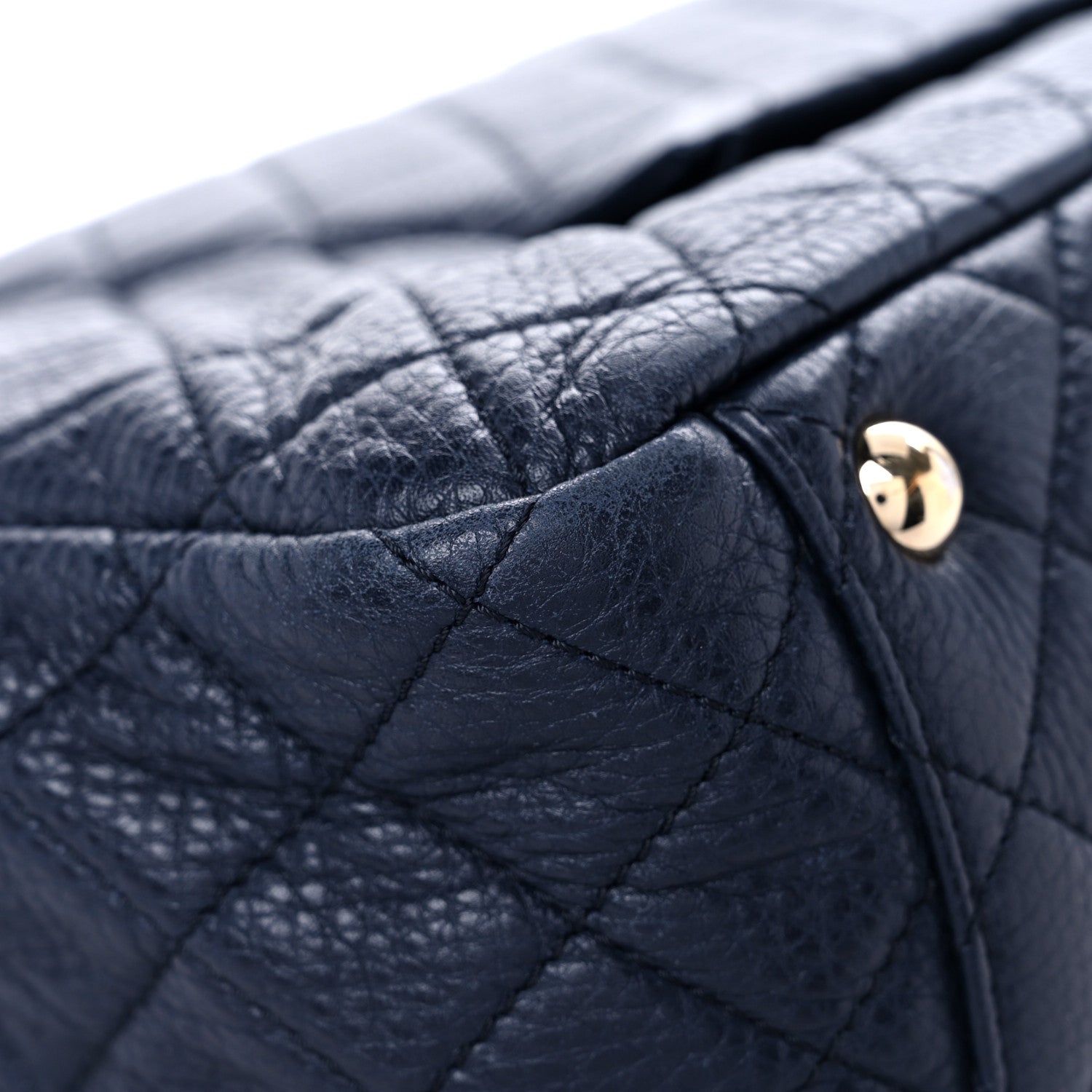 Chanel Calfskin Quilted Small XXL Travel Flap Bag Navy 10 of 16