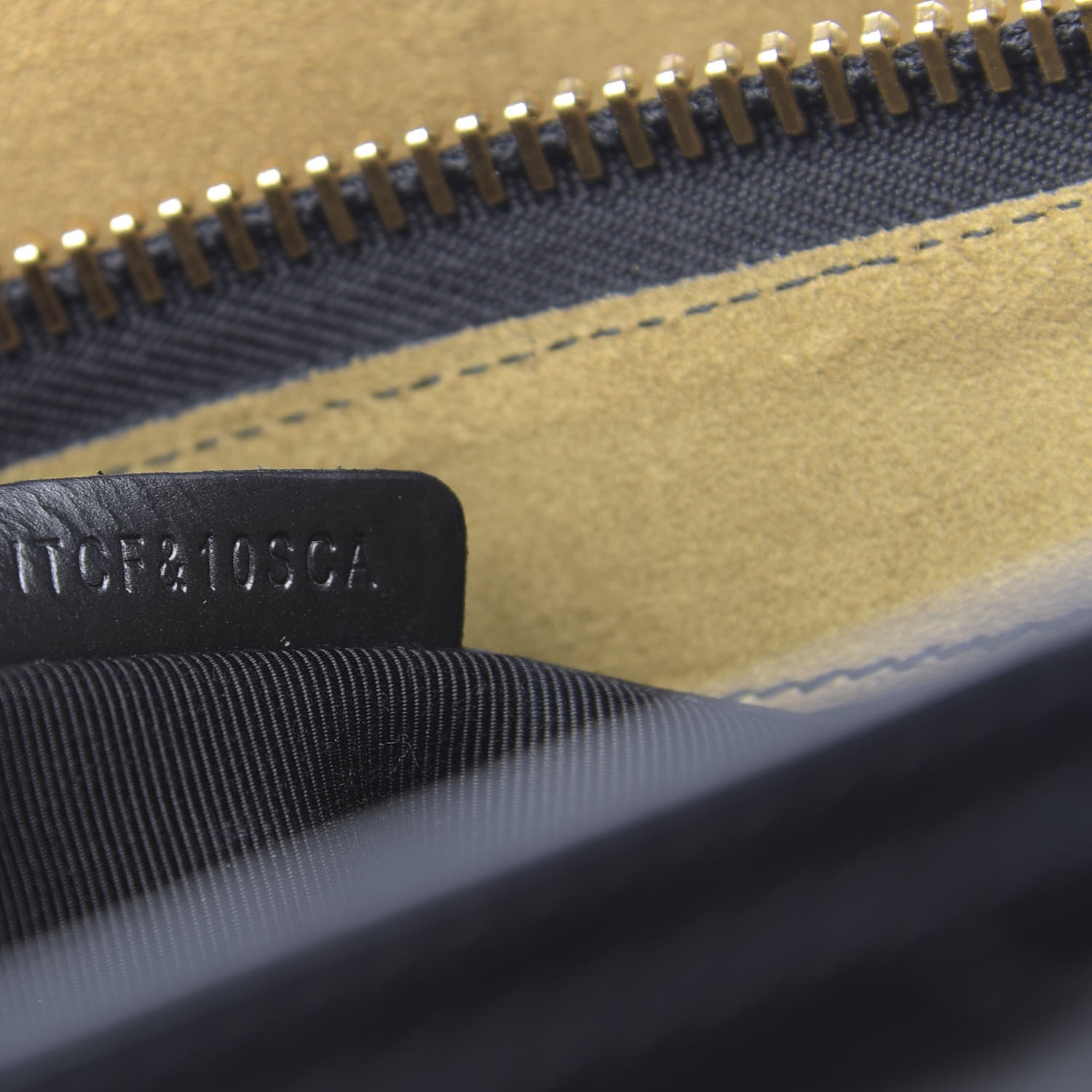 Burberry Patent Quilted Bi-Color Medium Albett Tote Black Gold 10 of 13