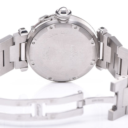 Cartier Stainless Steel 35mm Pasha C Big Date Automatic Watch Pink 5 of 8