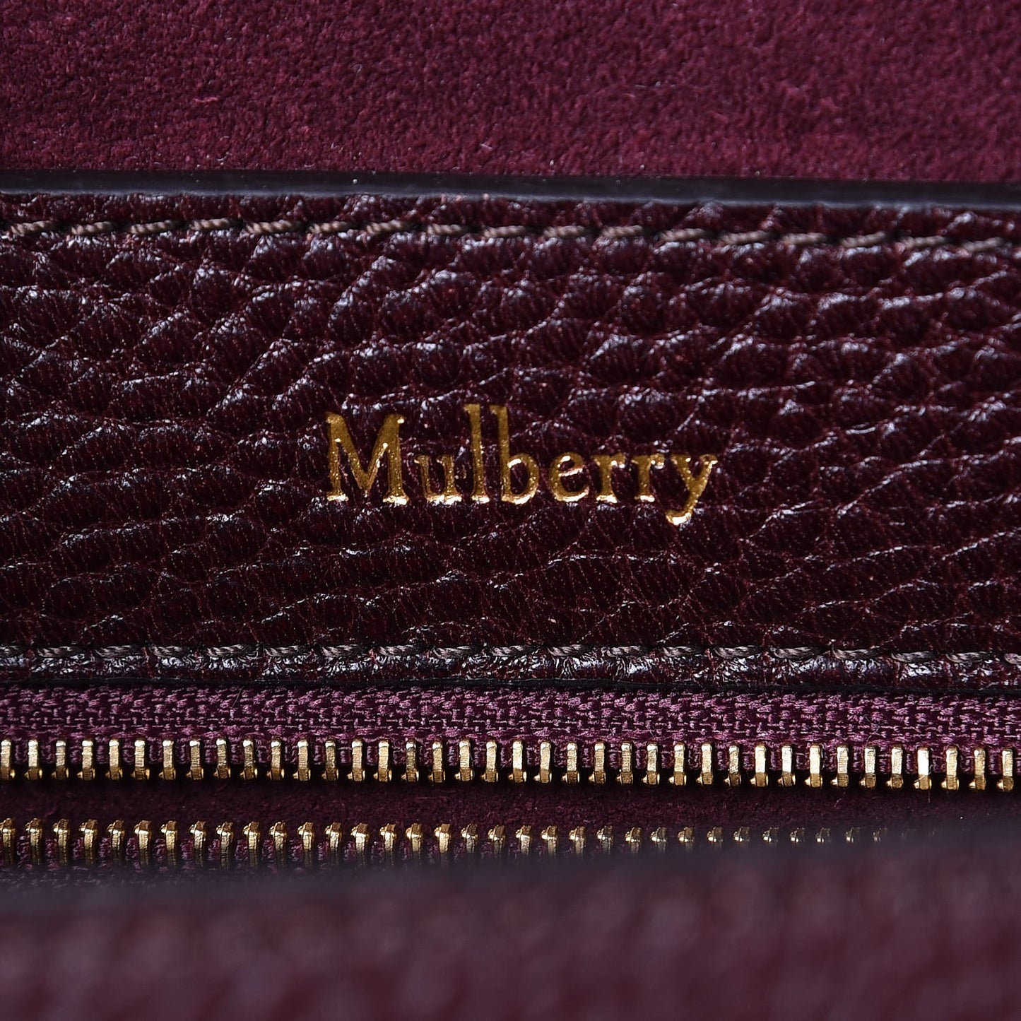 Natural Grain Leather Amberley Satchel Oxblood