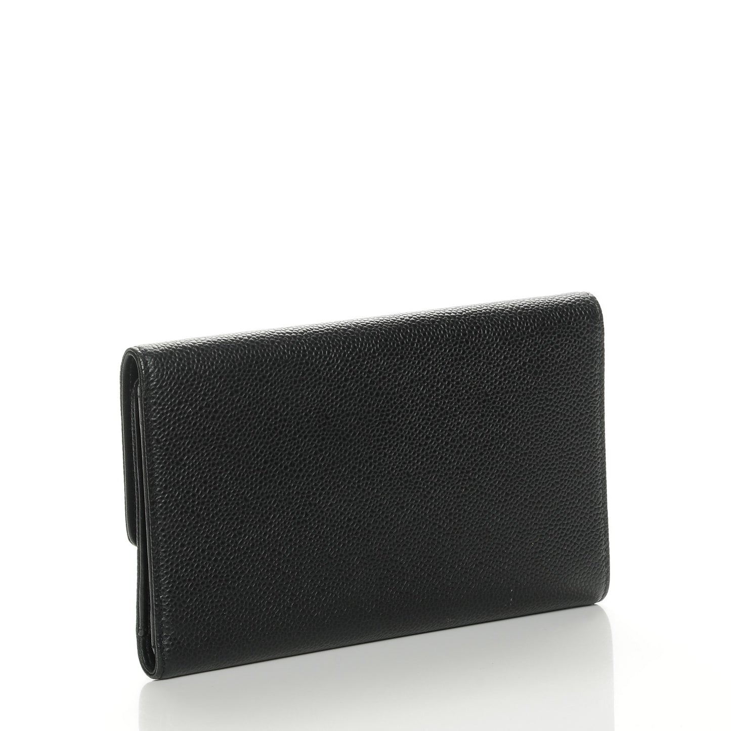 Caviar Timeless CC Flap Wallet Black