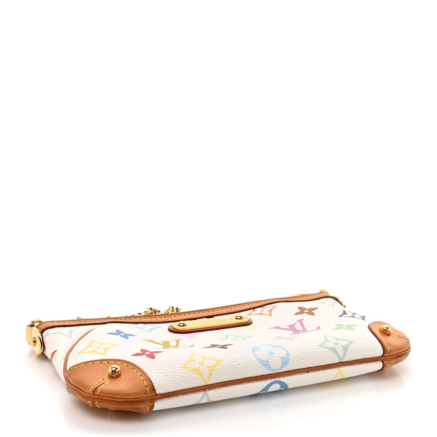 Monogram Multicolor Pochette Milla MM White