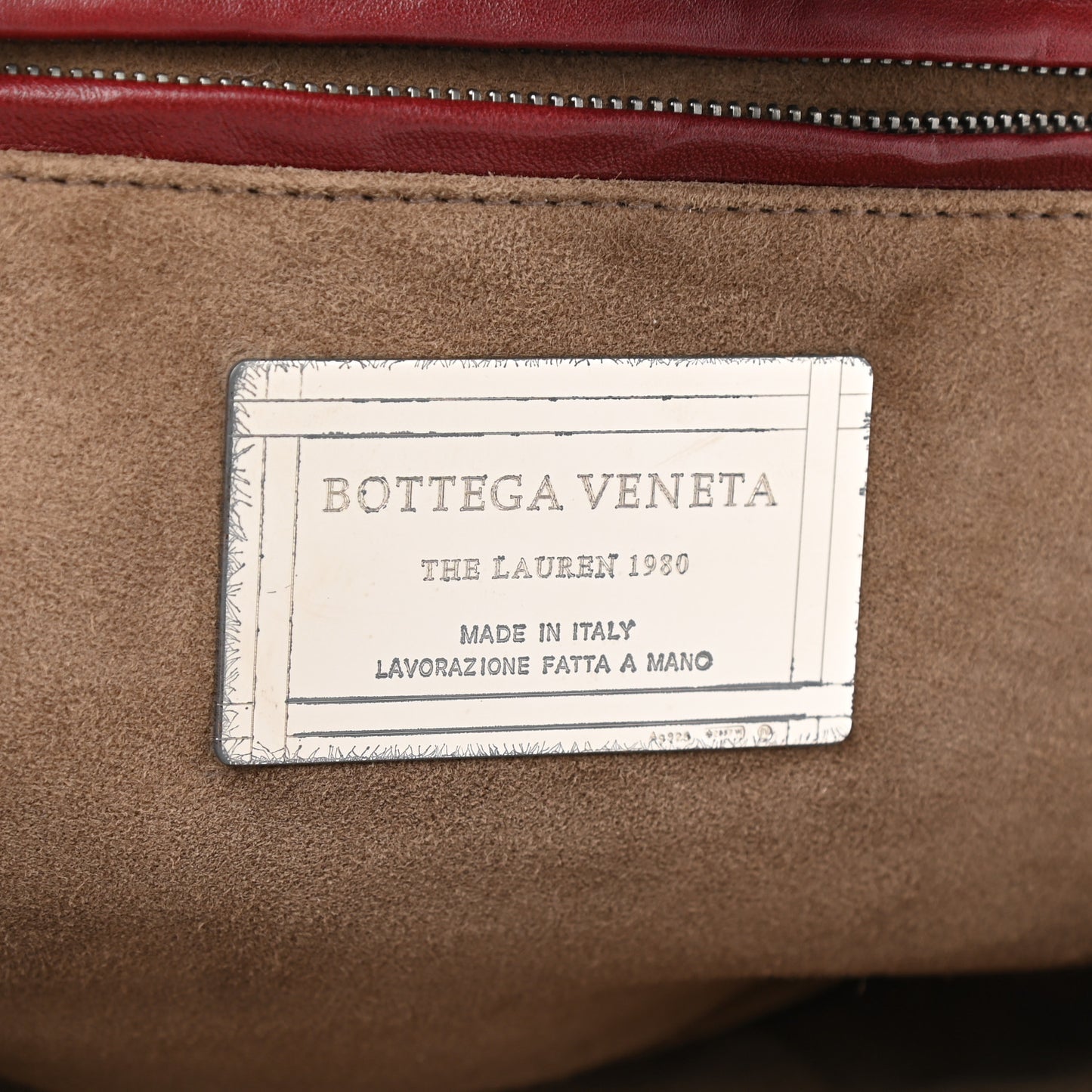 Nappa Intrecciato The Lauren 1980 Clutch Gigolo Red