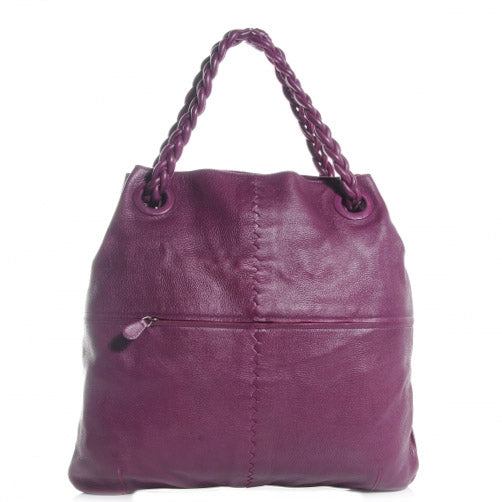 Nappa Intrecciato Leather Julie Orchid