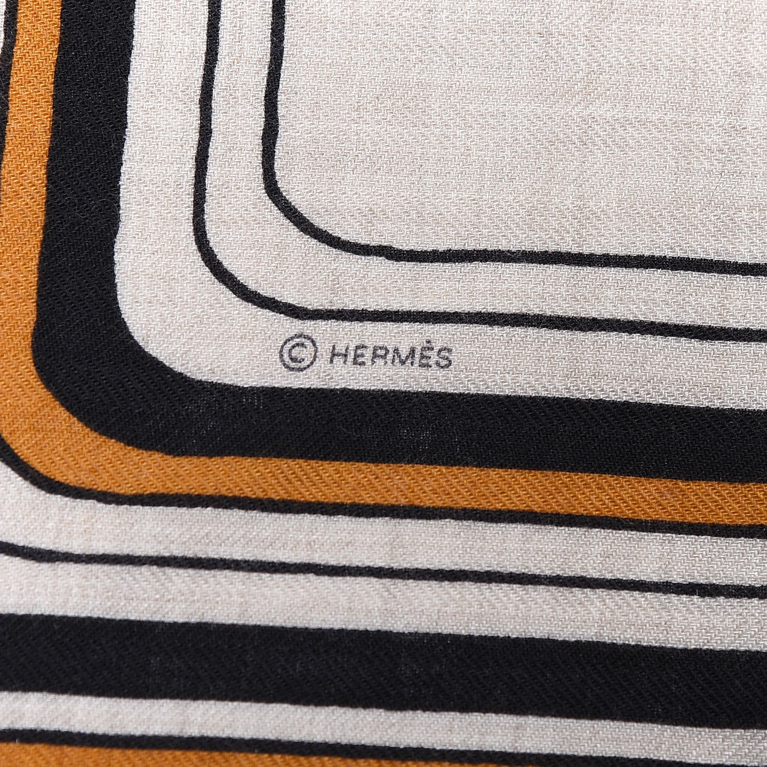 Hermes Cashmere Silk Pegase Paysage Shawl 140 3 of 4