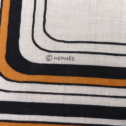 Hermes Cashmere Silk Pegase Paysage Shawl 140 3 of 4
