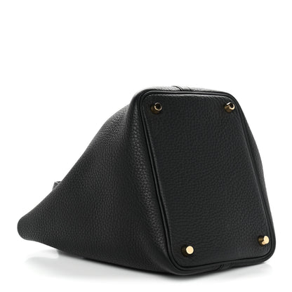 Hermes Taurillon Clemence Picotin Lock 18 PM Black 4 of 13
