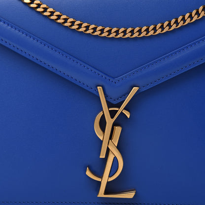 Saint Laurent Smooth Calfskin Monogram Cassandra Clasp Bag Blue Majorelle 11 of 11