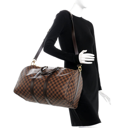 Louis Vuitton Damier Ebene Keepall Bandouliere 45 2 of 9