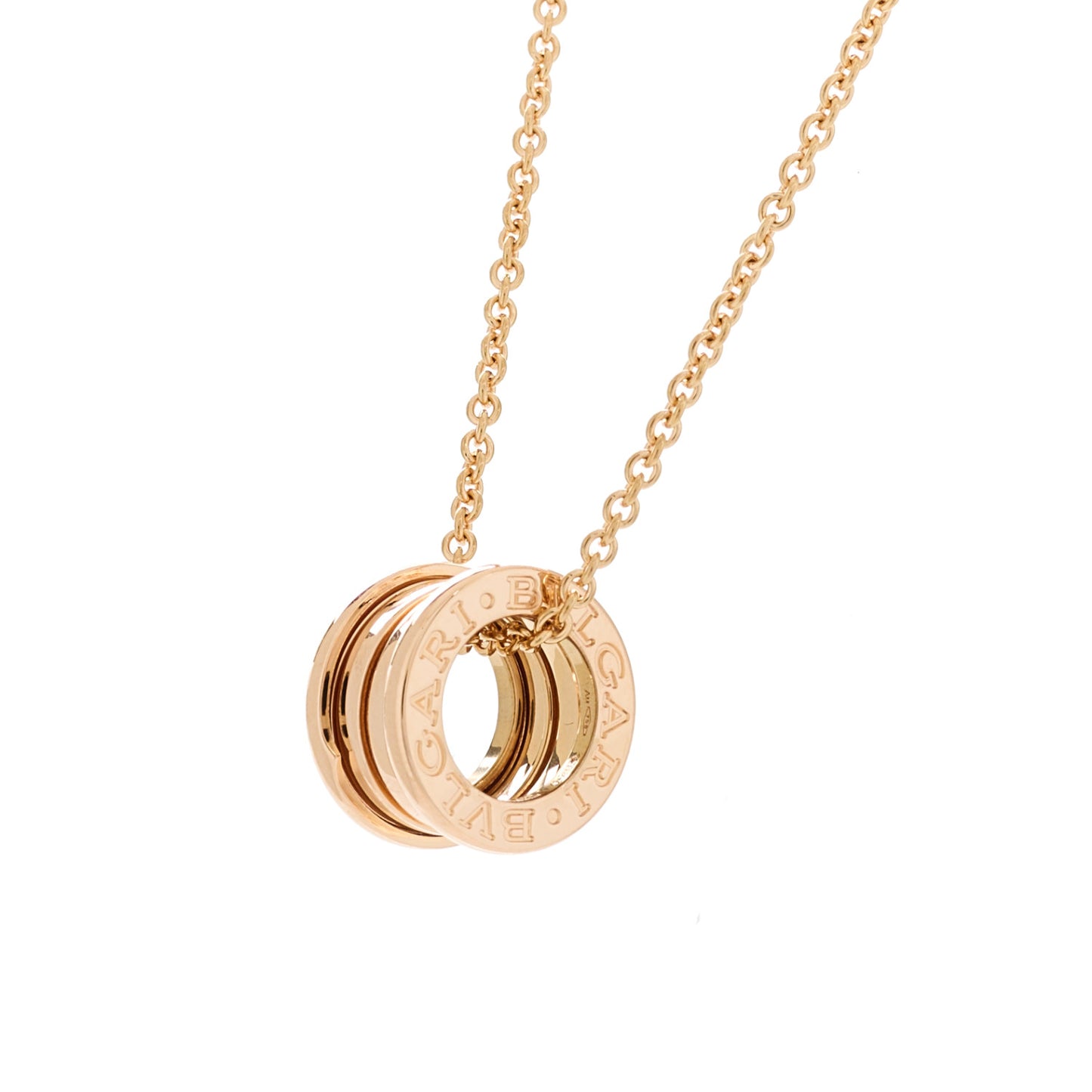 18K Rose Gold B.Zero1 Pendant Necklace